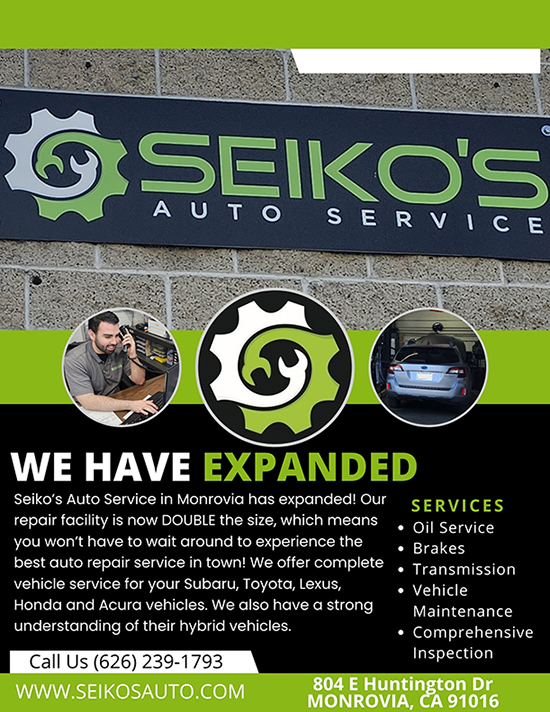 Seiko's Auto Service